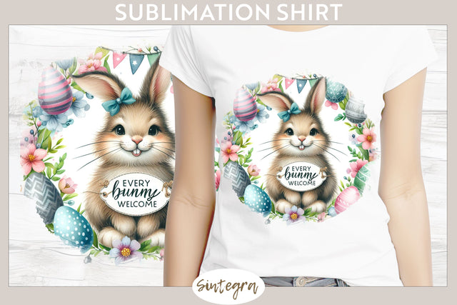Every Bunny Welcome v18 T-shirt Sublimation Sublimation Sintegra 