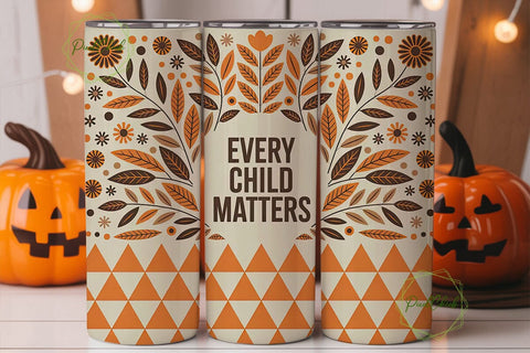 Every Child Matters 20oz Tumbler Sublimation PixelChick 