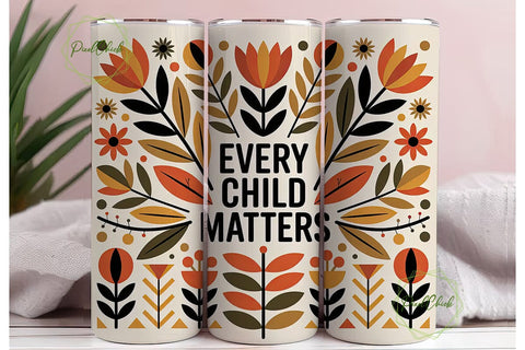 Every Child Matters 20oz Tumbler Sublimation PixelChick 