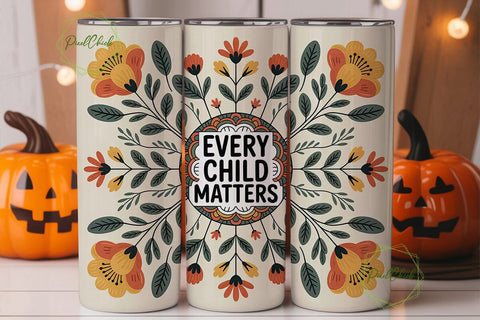 Every Child Matters Tumbler Wrap Sublimation PixelChick 