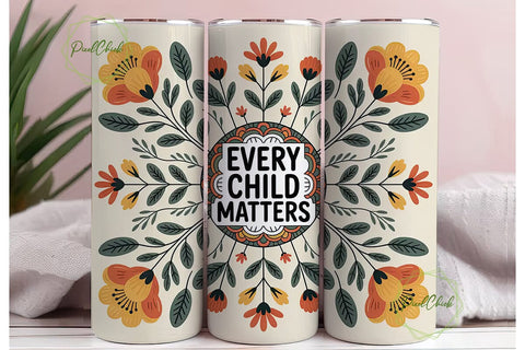 Every Child Matters Tumbler Wrap Sublimation PixelChick 