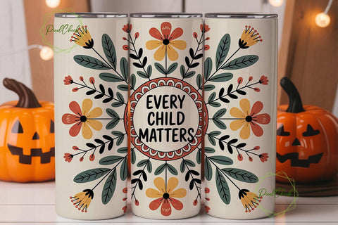 Every Child Matters Tumbler Wrap Sublimation PixelChick 
