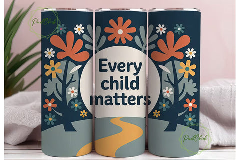 Every Child Matters Tumbler Wrap Sublimation PixelChick 
