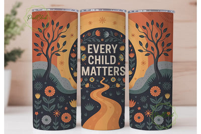 Every Child Matters Tumbler Wrap Sublimation PixelChick 