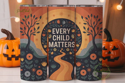 Every Child Matters Tumbler Wrap Sublimation PixelChick 