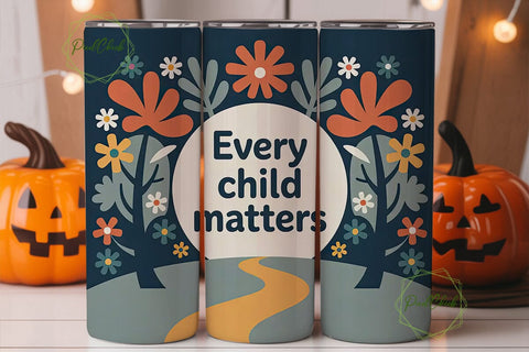 Every Child Matters Tumbler Wrap Sublimation PixelChick 