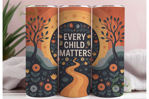Every Child Matters Tumbler Wrap Sublimation PixelChick 