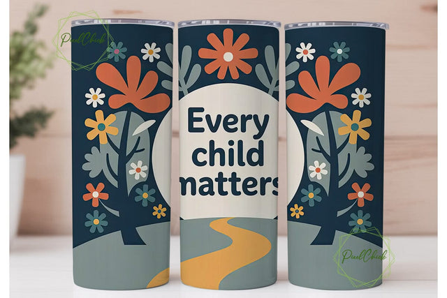 Every Child Matters Tumbler Wrap Sublimation PixelChick 