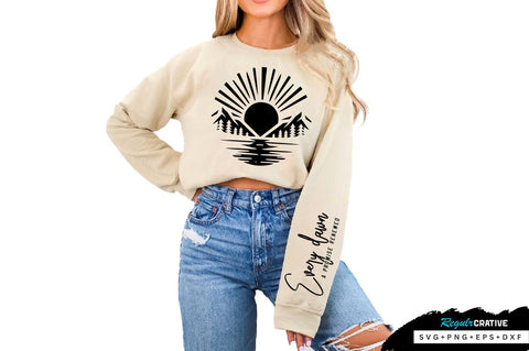 Every dawn a promise renewed Sleeve SVG Design, Inspirational sleeve SVG, Motivational Sleeve SVG Design, Positive Sleeve SVG SVG Regulrcrative 