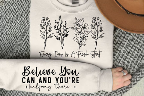 Every day is a fresh start Sleeve SVG Design SVG Designangry 