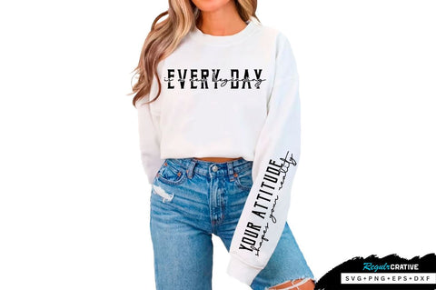 Every day is a new beginning Sleeve SVG Design, Inspirational sleeve SVG, Motivational Sleeve SVG Design, Positive Sleeve SVG SVG Regulrcrative 