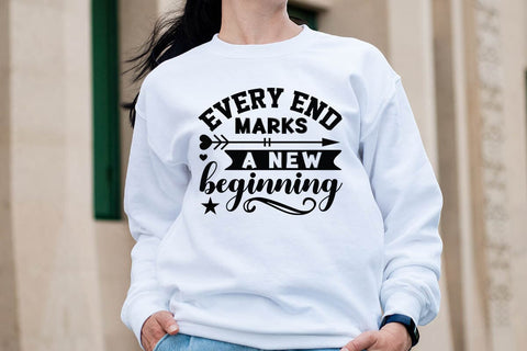 Every end marks a new beginning SVG Angelina750 