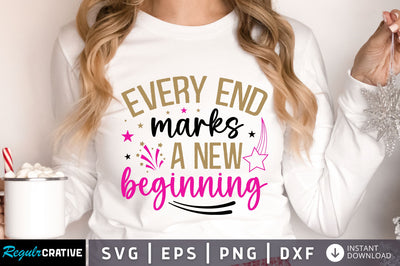 Every end marks a new svg design SVG Regulrcrative 
