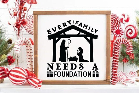 Every family needs a foundation SVG Angelina750 