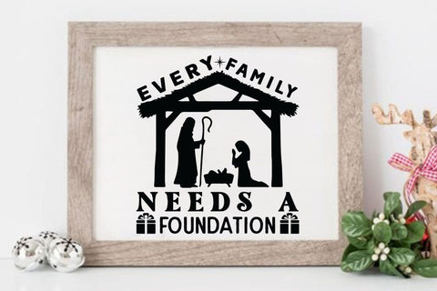 Every family needs a foundation SVG Angelina750 