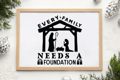 Every family needs a foundation SVG Angelina750 