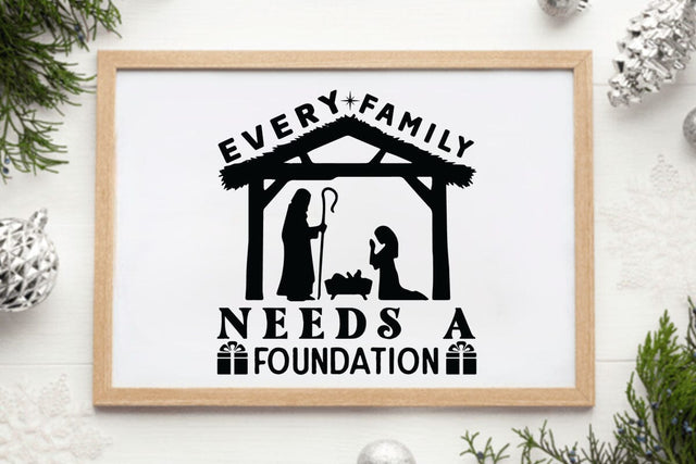 Every family needs a foundation SVG Angelina750 