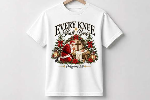 Every Knee Shall Bow Christmas Nativity SVG BillahCrafts 