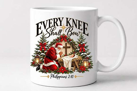 Every Knee Shall Bow Christmas Nativity SVG BillahCrafts 