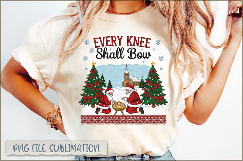 Every Knee Shall Bow PNG Sublimation Shetara Begum 