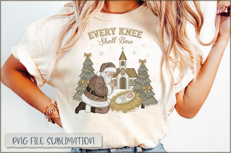 Every Knee Shall Bow PNG Sublimation Shetara Begum 