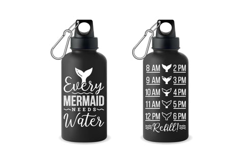 Every Mermaid Needs Water - Water Tracker SVG SVG CraftLabSVG 