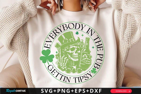 Everybody In The Pub Gettin Tipsy SVG Design SVG Regulrcrative 