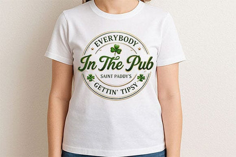 Everybody In The Pub PNG St Patrick’s Day Sublimation Design SVG BillahCrafts 