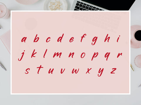 Everyday Ink Modern Handwritten Font Font Dots-A-Lot 