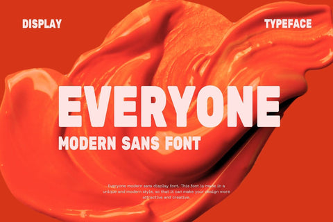 Everyone - Modern Sans Font Font studioalmeera 