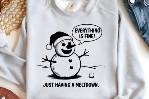 Everything Is Fine! Just Having A Meltdown SVG Angelina750 