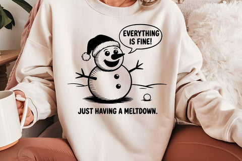 Everything Is Fine! Just Having A Meltdown SVG Angelina750 