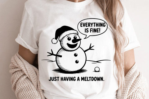 Everything Is Fine! Just Having A Meltdown SVG Angelina750 