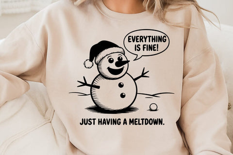 Everything Is Fine! Just Having A Meltdown SVG Angelina750 
