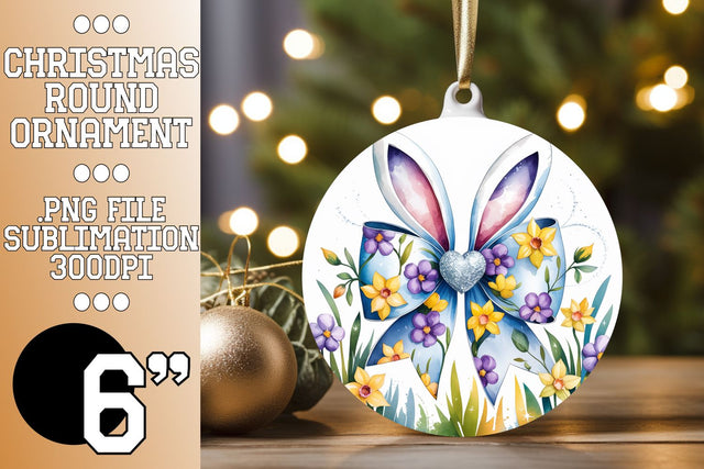 Exceptional circle PNG files for unique keychains, craft with ease., Easter Bunny Sublimation HoodArtCraft 