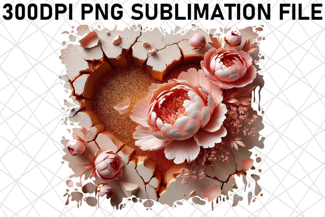 Exceptional PNG artwork for cross-stitch patterns, craft uniquely! , 3D Heart Sublimation afrosvg 