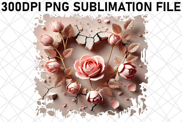 Exceptional PNG files for children’s toys, unique gifts! , 3D Heart Sublimation afrosvg 