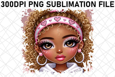 Exceptional PNG prints for T-shirts, bring your ideas alive! , Love Girl Sublimation afrosvg 