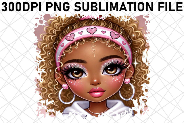 Exceptional PNG prints for T-shirts, bring your ideas alive! , Love Girl Sublimation afrosvg 