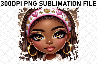 Exceptional PNG templates for fridge magnets, personalize! , Love Girl Sublimation afrosvg 
