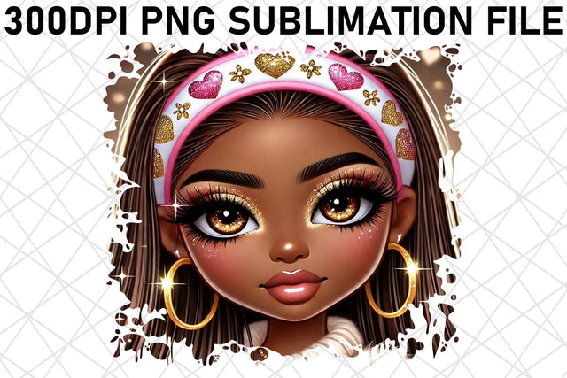 Exceptional PNG templates for fridge magnets, personalize! , Love Girl Sublimation afrosvg 