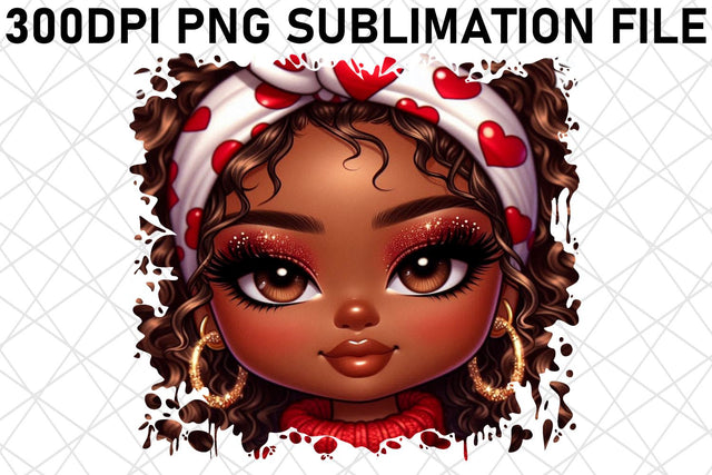 Exceptional PNG templates for sewing projects, create with flair! , Love Girl Sublimation afrosvg 