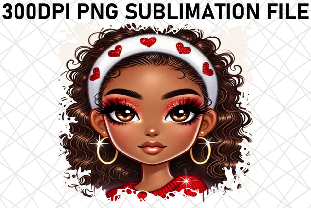 Exceptional quality PNG, designed for your projects! , Love Girl Sublimation afrosvg 