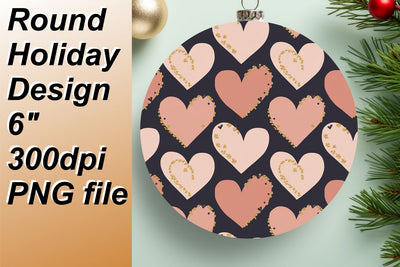 Exceptional round designs for fun keychains, ideal for gifting., Heart Sublimation HoodArtCraft 
