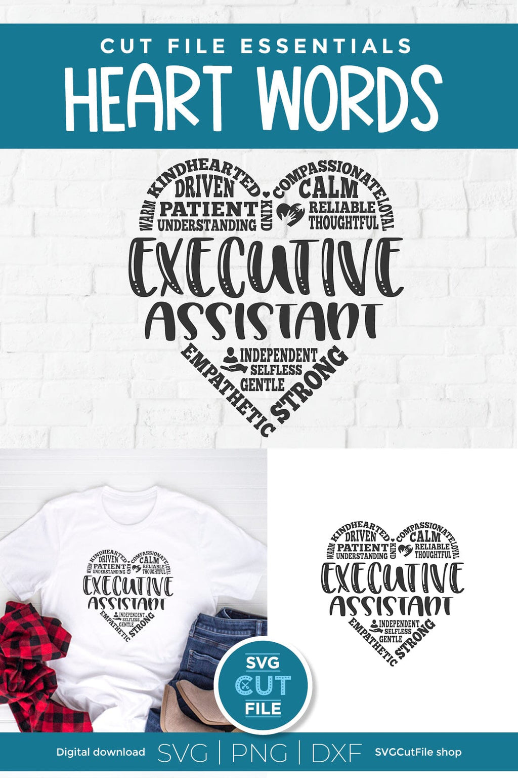 Executive Assistant svg for crafters - So Fontsy