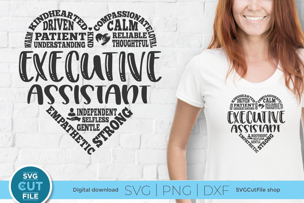 Executive Assistant svg for crafters - So Fontsy