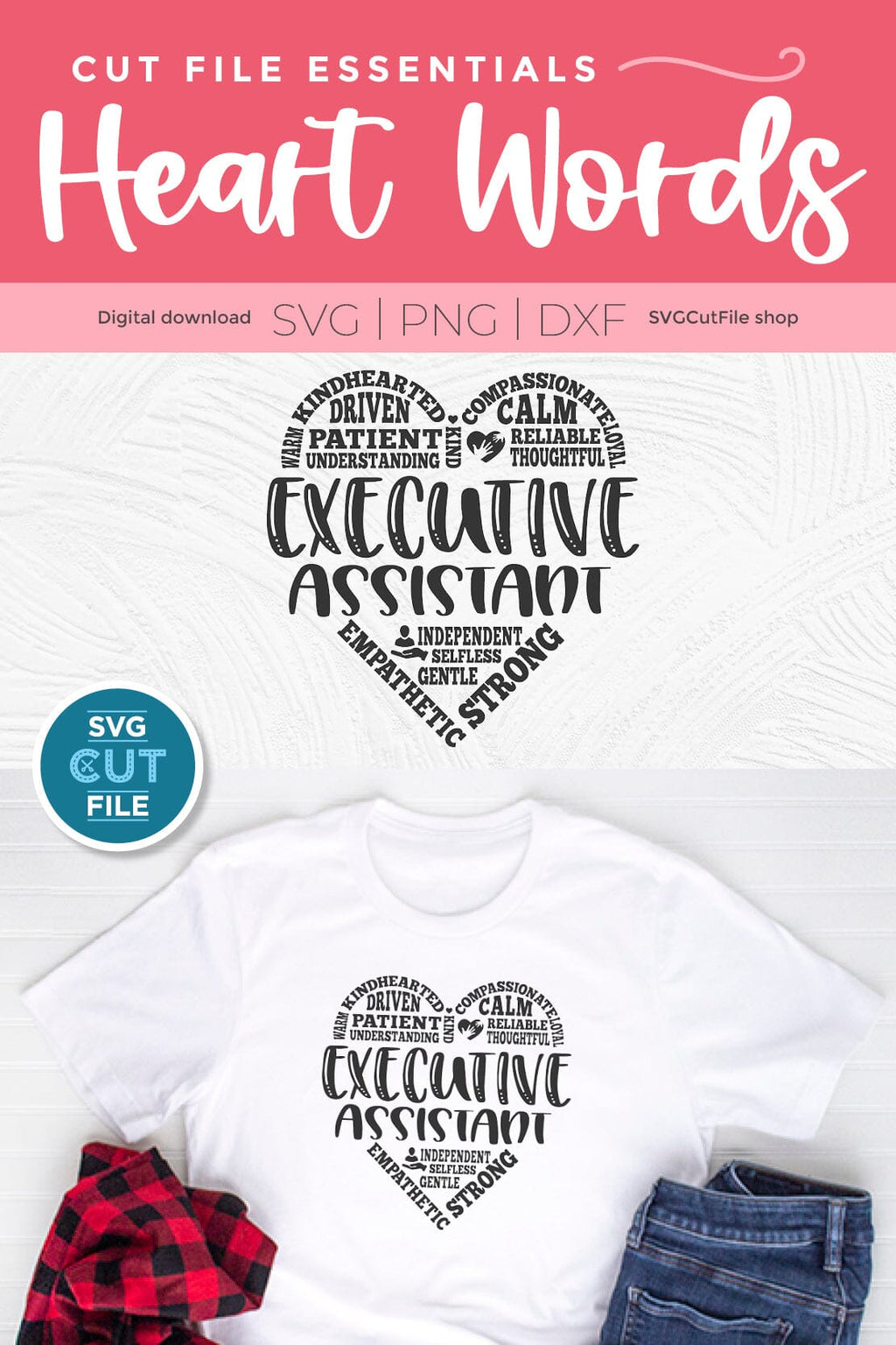 Executive Assistant svg for crafters - So Fontsy