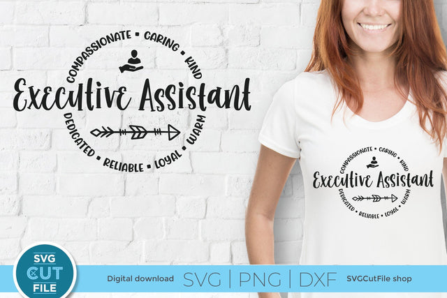 Executive Assistant svg for crafters - unisex SVG SVG Cut File 