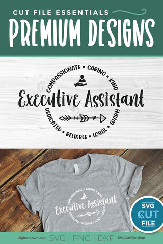 Executive Assistant svg for crafters - unisex SVG SVG Cut File 