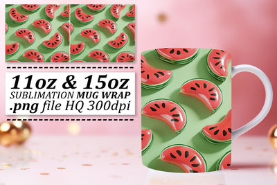 Exotic Delight Mug Design: Sublimated Citrus Fun Sublimation afrosvg 